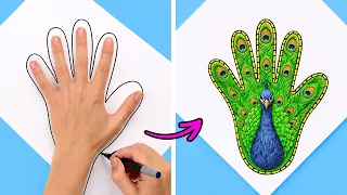 🖐️ Simply the most useful drawing hacks that will elevate your art skills!🐛🖌️