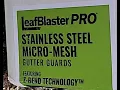 GUTTER GUARD LEAFBLASTER PRO MICRO MESH INSTALL A QUICK REVIEW