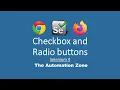 Radio buttons and Check boxes - Selenium Tutorials