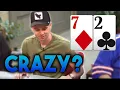 Poker Player Goes ALL-IN With THE WORST Hand In Poker