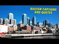 Boston Captions And Quotes For Instagram