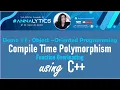 Demo-Compile Time Polymorphism Function Overloading