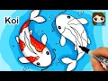 How to Draw a Koi Fish