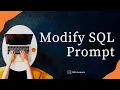 Modify SQL Prompt in Oracle SQLPLUS SET COMMAND