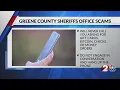 Greene County Sheriff s Office warns against scams