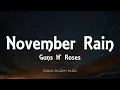 Download Lagu Guns N' Roses - November Rain (Lyrics)