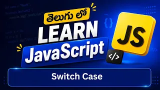 JavaScript Switch Case in Telugu Clean Coding for Automation Testing Part 11