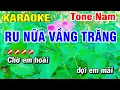 Download Lagu Karaoke Ru Nửa Vầng Trăng Nhạc Sống Tone Nam | Hoài Phong Organ