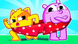 Sharing Is Caring 😀 Big Small | Songs for Kids 🎶 Muffin Socks
