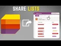 Share Microsoft Lists Properly - Share Whole List or Single Item