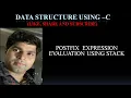 POSTFIX EXPRESSION EVALUATION USING STACK ALGORITHM EVALUATION