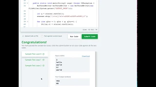 Hackerrank Two Strings solution using a HashSet in Java