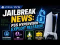 Jailbreak News PS5 Hypervisor Exploit Released New Userland Exploit Linux Update More