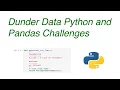 Dunder Data Python and Pandas Challenges