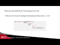 Java Recursive Method Tracing
