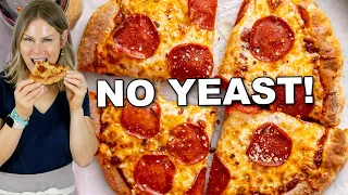HEALTHY PIZZA NIGHT! How to Make a Cottage Cheese Crust (It's Delicious!)