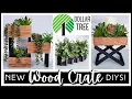 NEW DOLLAR TREE DIY WOOD Craft Hacks Crates Trays Must Try Easy High-End Style Home Decor