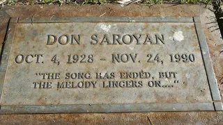 Actor Don Saroyan Grave Forest Lawn Hollywood Hills Los Angeles California USA September 6 2024