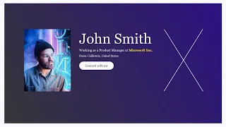 How To Make Animated User Profile Card Using HTML CSS And JavaScript