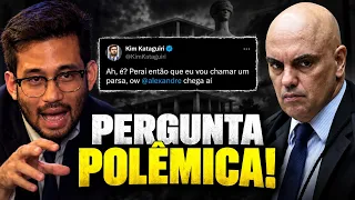 KIM é colocado contra PAREDE sobre ALEXANDRE de MORAES e dá RESPOSTA!