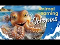 Sea Animal Octopus For Kids All About Octopus Facts Animal Learning s For Toddlers