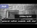 DERSLERI - STRING ISVLEVLERI