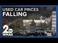 Used car prices falling