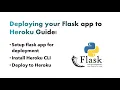 Deploying your Flask app to Heroku Guide