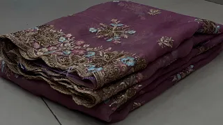 2095₹ Chiffon Saree | Bridal saree | New Design | 8140780375 #sari #chiffon #silk#bridal