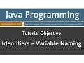Learn Java Programming - Variable Identifier Naming Tutorial