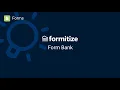 Formitize FormBank