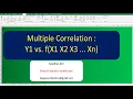 045 Multiple correlation