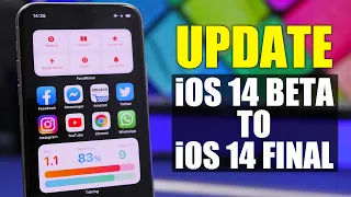 How To UPDATE From IOS 14 Beta To Final IOS 14 NO Computer 