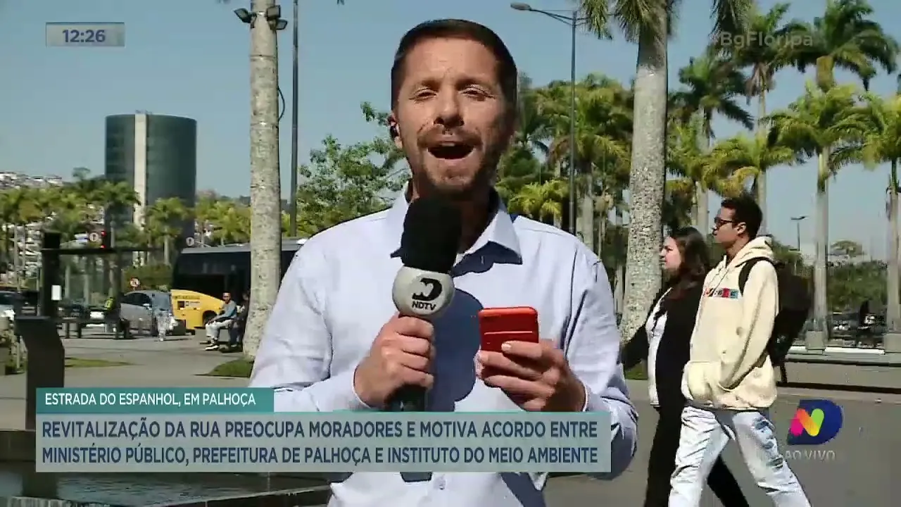 Estrada do Espanhol, em Palhoça: revitalização da rua preocupa moradores