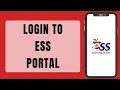 How To Login To ESS Account 2023 ESS Employee Portal Sign In Step By Step
