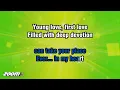 Donny Osmond - Young Love - Karaoke Version from Zoom Karaoke
