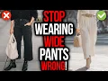 How to Wear WIDE PANTS at 50 and Still Look ELEGANT