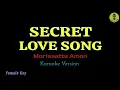Download Lagu Secret Love Song - Morissette Amon (Karaoke Version)