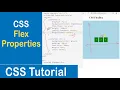 CSS Flex Properties Flex Wrap Flex Flow Justify Content Align Items CSS Tutorial