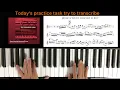 today's practice task 2 ----try transcribe/red garland/ please send me someone to love/jazzpiano/