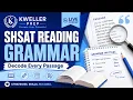 SHSAT Reading and Grammar Decode Every Passage