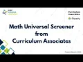 Universal Screener from Curriculum Associates