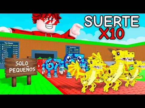 Video Thumbnail: De $0 a $100 TRILLONES SOLO con BRAINROT PEQUEÑOS OG? en Steal a Brainrot