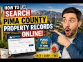 How to search Pima County property records online