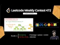 Q4 Longest Balanced Subarray ii Lazy Segment Tree Leetcode Weekly Contest 472 Watch in 2X