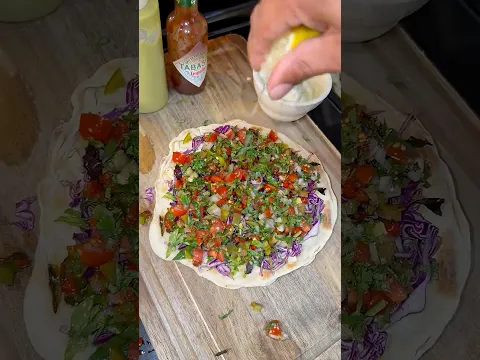 🤤 Fish Taco Pizza No Fish...