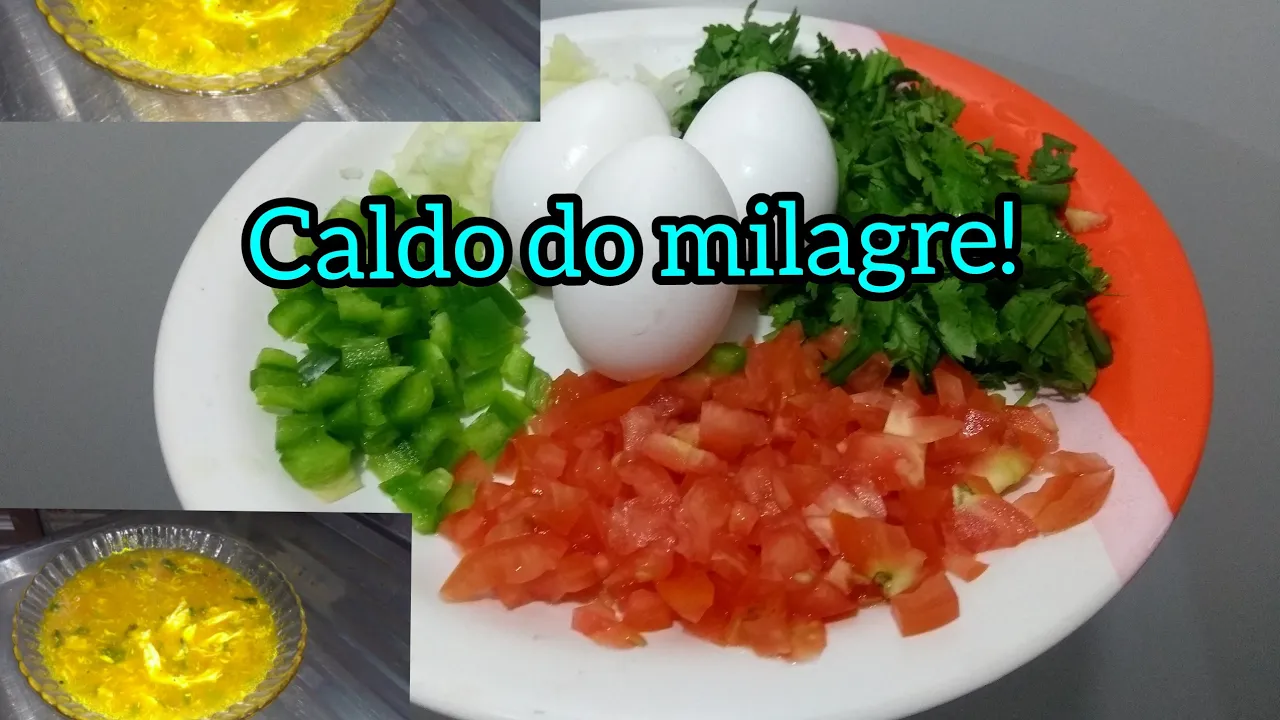 Caldo de ovo ( simples, rápido e fácil )
