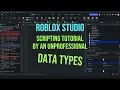 Roblox Studio scripting Tutorial DataTypes Part1