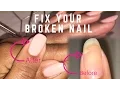 Download Lagu How to Fix a Broken Nail With A Tea Bag! | natural nail repair