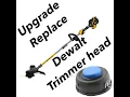 Replace Dewalt String Trimmer Head 20v 40v 60v Upgrade weed eater bump feed Flexvolt